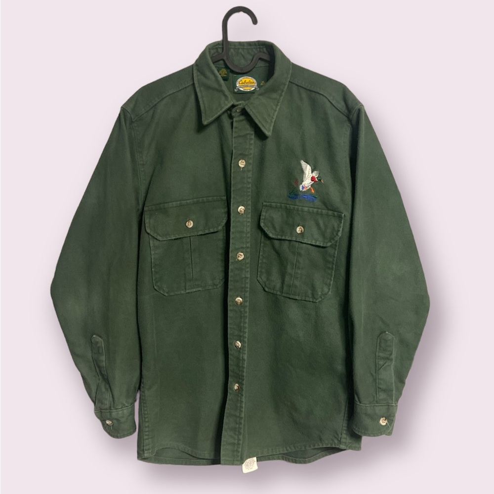 Vintage Cabela’s heavyweight button up shirt